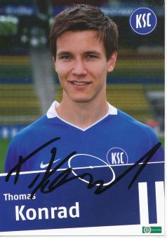 Thomas Konrad  Karlsruher SC  II  Fußball Autogrammkarte original signiert 