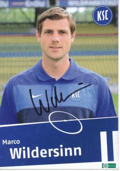Marco Wildersinn  Karlsruher SC  II  Fußball Autogrammkarte original signiert 
