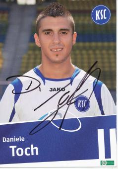 Daniele Toch  Karlsruher SC  II  Fußball Autogrammkarte original signiert 