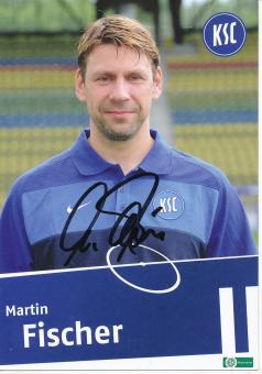 Martin Fischer  Karlsruher SC  II  Fußball Autogrammkarte original signiert 