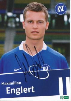 Maximilian Englert  Karlsruher SC  II  Fußball Autogrammkarte original signiert 