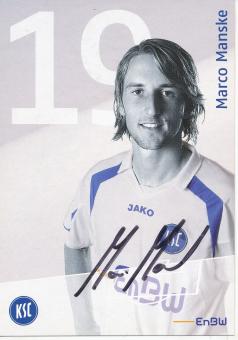 Marco Manske  2006/2007  Karlsruher SC  Fußball Autogrammkarte original signiert 