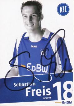 Sebastian Freis  2007/2008  Karlsruher SC  Fußball Autogrammkarte original signiert 