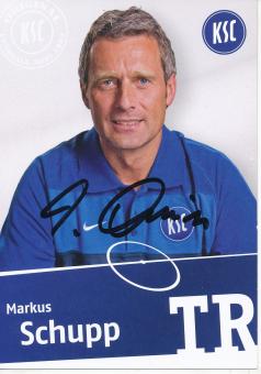 Markus Schupp  2010/2011  Karlsruher SC  Fußball Autogrammkarte original signiert 