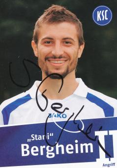 Stanislaus Bergheim  Karlsruher SC  II  Fußball Autogrammkarte original signiert 