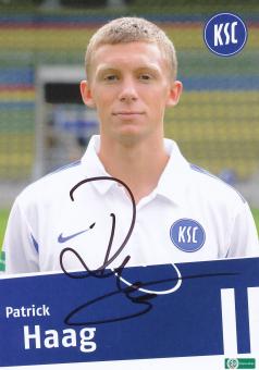 Patrick Haag  Karlsruher SC  II  Fußball Autogrammkarte original signiert 
