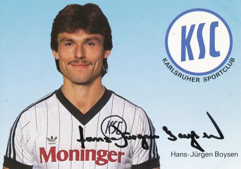 Klaus Theiss  1984/1985  Karlsruher SC  Fußball Autogrammkarte original signiert 