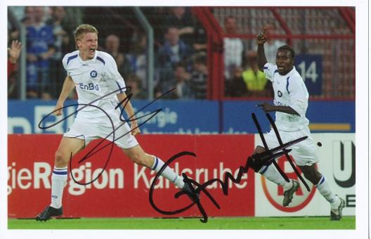 Aduobe,Franz  Karlsruher SC  Fußball Autogramm Foto original signiert 