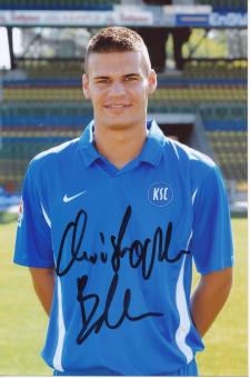 Christopher Bieber  Karlsruher SC  Fußball Autogramm Foto original signiert 