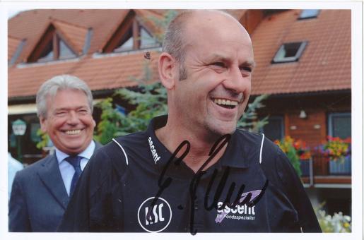 Edmund Becker  Karlsruher SC  Fußball Autogramm Foto original signiert 