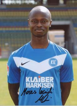 Moses Lamidi  Karlsruher SC  Fußball Autogramm Foto original signiert 