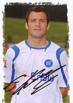 Edmond Kapllani  Karlsruher SC  Fußball Autogramm Foto original signiert 