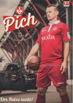 Robert Pich  2015/2016  FC Kaiserslautern  Fußball Autogrammkarte original signiert 