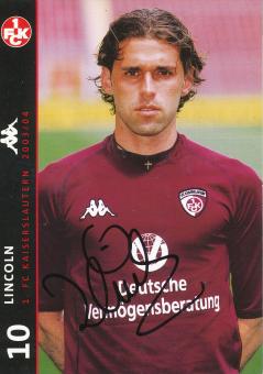 Lincoln  2003/2004  FC Kaiserslautern  Fußball Autogrammkarte original signiert 