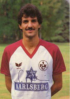 Sergio Allievi  1986/1987  FC Kaiserslautern  Fußball Autogrammkarte original signiert 