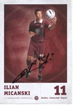 Ilian Micanski  2011/2012  FC Kaiserslautern  Fußball Autogrammkarte original signiert 