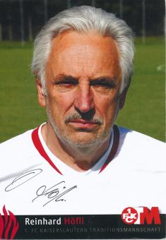 Reinhard Höfli  FC Kaiserslautern  Fußball Autogrammkarte original signiert 