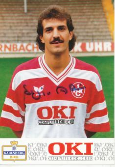 Sergio Allievi  FC Kaiserslautern  Fußball Autogrammkarte original signiert 