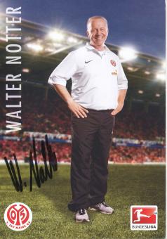 Walter Notter  2012/2013  FSV Mainz 05  Fußball Autogrammkarte original signiert 