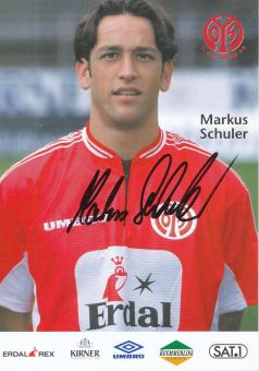 Markus Schuler  FSV Mainz 05  Fußball Autogrammkarte original signiert 