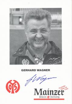 Gerhard Wagner  1992/1993  FSV Mainz 05  Fußball Autogrammkarte original signiert 