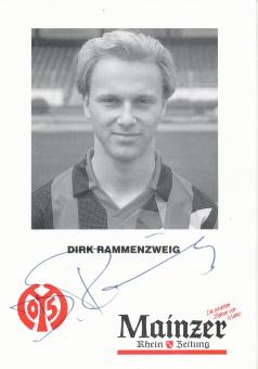 Dirk Rammenzweig  1992/1993  FSV Mainz 05  Fußball Autogrammkarte original signiert 
