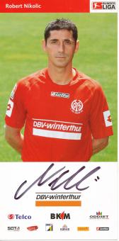 Robert Nikolic  2004/2005  FSV Mainz 05  Fußball Autogrammkarte original signiert 