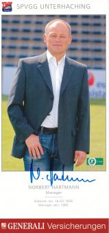 Norbert Hartmann  2008/2009  SpVgg Unterhaching  Fußball Autogrammkarte original signiert 