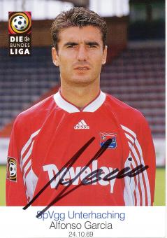 Alfonso Garcia  1998/1999  SpVgg Unterhaching  Fußball Autogrammkarte original signiert 