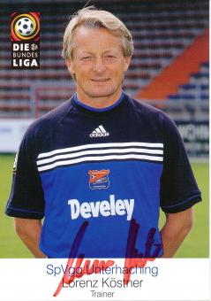 Lorenz Köstner  1998/1999  SpVgg Unterhaching  Fußball Autogrammkarte original signiert 