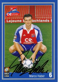 Marco Haber  2001/2002  SpVgg Unterhaching  Fußball Autogrammkarte original signiert 