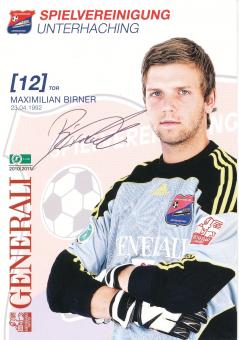 Maximilian Birner  2010/2011  SpVgg Unterhaching  Fußball Autogrammkarte original signiert 