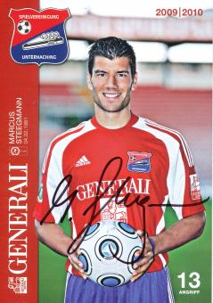 Marcus Steegmann  2009/2010  SpVgg Unterhaching  Fußball Autogrammkarte original signiert 