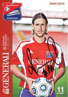 Bastian Bischoff  2009/2010  SpVgg Unterhaching  Fußball Autogrammkarte original signiert 