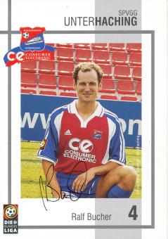 Ralf Bucher  2000/2001  SpVgg Unterhaching  Fußball Autogrammkarte original signiert 