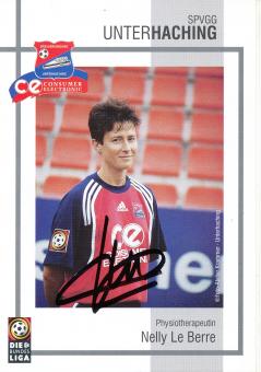 Nelly Le Berre  2000/2001  SpVgg Unterhaching  Fußball Autogrammkarte original signiert 