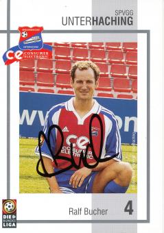 Ralf Bucher  2000/2001  SpVgg Unterhaching  Fußball Autogrammkarte original signiert 