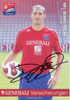 Dennis Polak  2007/2008  SpVgg Unterhaching  Fußball Autogrammkarte original signiert 