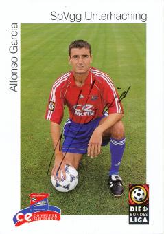 Alfonso Garcia  1999/2000  SpVgg Unterhaching  Fußball Autogrammkarte original signiert 