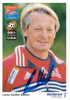 Lorenz Günther Köstner  1999/2000  SpVgg Unterhaching  Fußball Autogrammkarte original signiert 