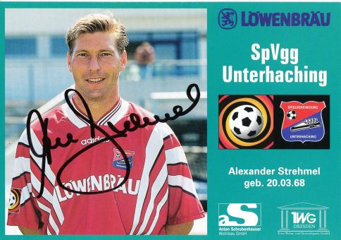 Alexander Strehmel  1996/1997  SpVgg Unterhaching  Fußball Autogrammkarte original signiert 
