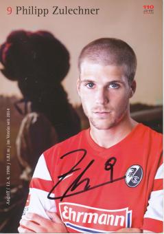 Philipp Zulechner  2014/2015  SC Freiburg Fußball Autogrammkarte original signiert 
