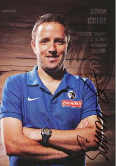 Simon Ickert  2012/2013   SC Freiburg Fußball Autogrammkarte original signiert 
