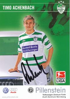 Timo Achenbach  2004/2005  SpVgg Greuther Fürth  Fußball Autogrammkarte original signiert 