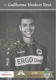 Guilherme Haubert Sitya  2014/2015  SpVgg Greuther Fürth  Fußball Autogrammkarte original signiert 