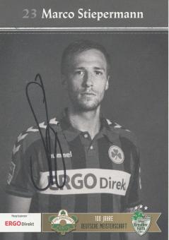 Marco Stiepermann  2014/2015  SpVgg Greuther Fürth  Fußball Autogrammkarte original signiert 