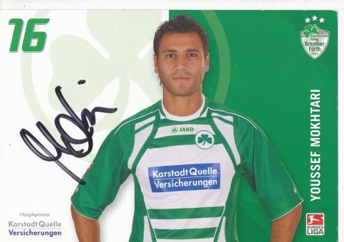 Youssef Mokhtari  2009/2010  SpVgg Greuther Fürth  Fußball Autogrammkarte original signiert 