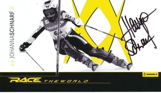 Johanna Schnarf  Italien  Ski Alpin Autogrammkarte original signiert 