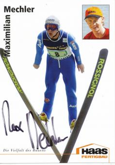Maximilian Mechler  Skispringen  Autogrammkarte original signiert 