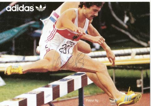 Patriz Ilg  Leichtathletik  Autogrammkarte original signiert 